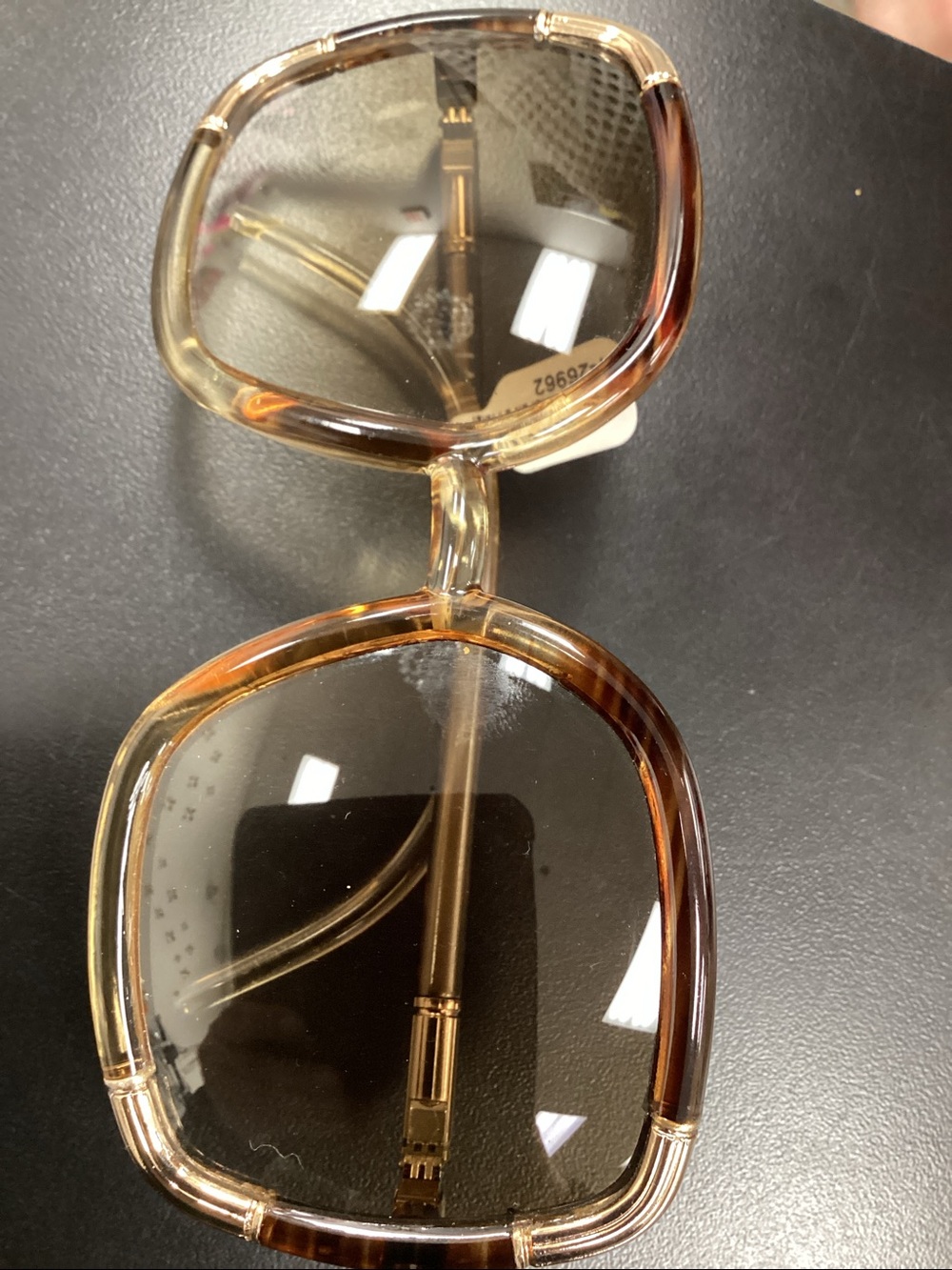 Vintage Ted Lapidus Paris Sunglasses Women’s 1Size Oversized French Luxury Brown - Picture 8 of 8